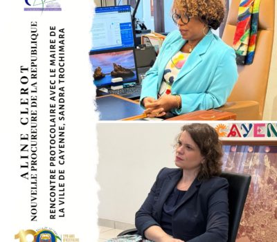 ACCUEIL DE MADAME ALINE CLEROT, PROCUREURE DE LA REPUBLIQUE