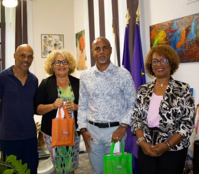 Rencontre officielle entre Madame le Maire de Cayenne et Monsieur le Président du Comité Régional de Cyclisme de la Guyane, Pascal COUPRA